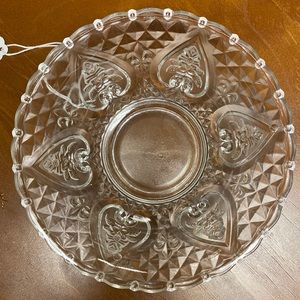 Indonesia Pressed Glass Bowl